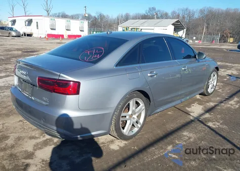 2016 Audi A6 2.0T Premium Plus from USA, damaged, VIN WAUGFAFC8GN118750